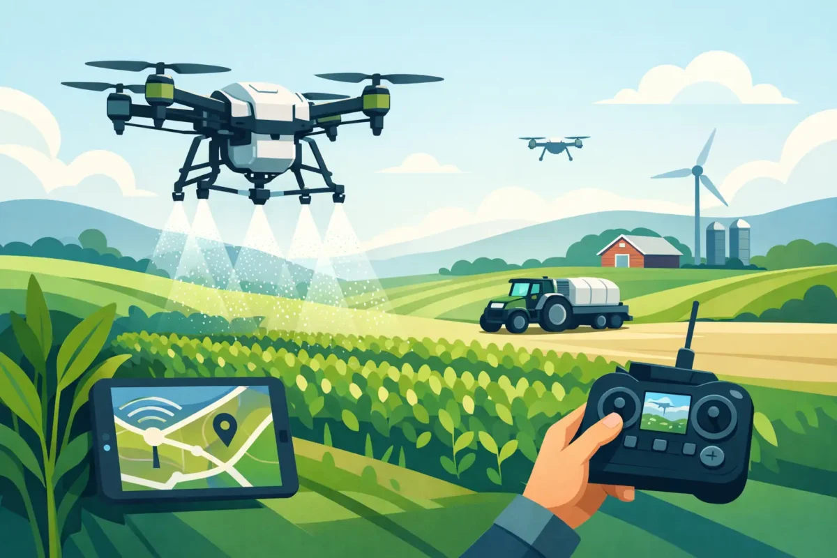 How Do Crop Spraying Drones Work?