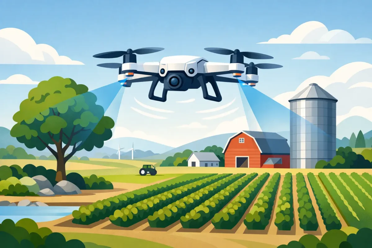 Obstacle Avoidance Farm Drone Benefits