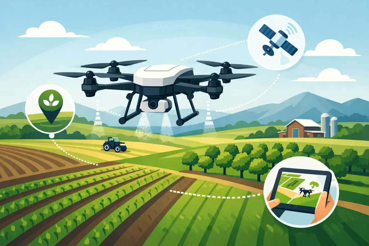 Precision Agriculture Drone Application Guide